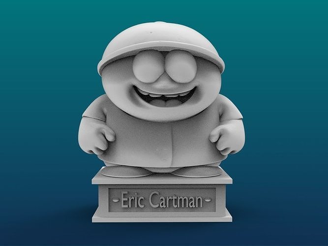 Eric Cartman Cartoon Figure Print 3D Printer 3D print model