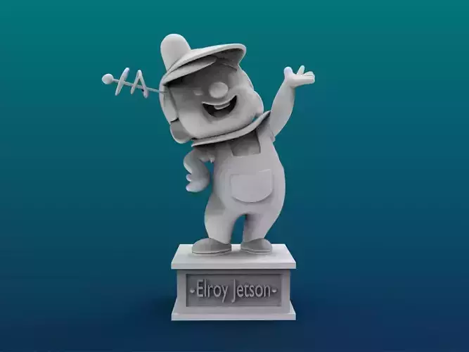Elroy Jetson Cartoon Figure Print 3D Printer