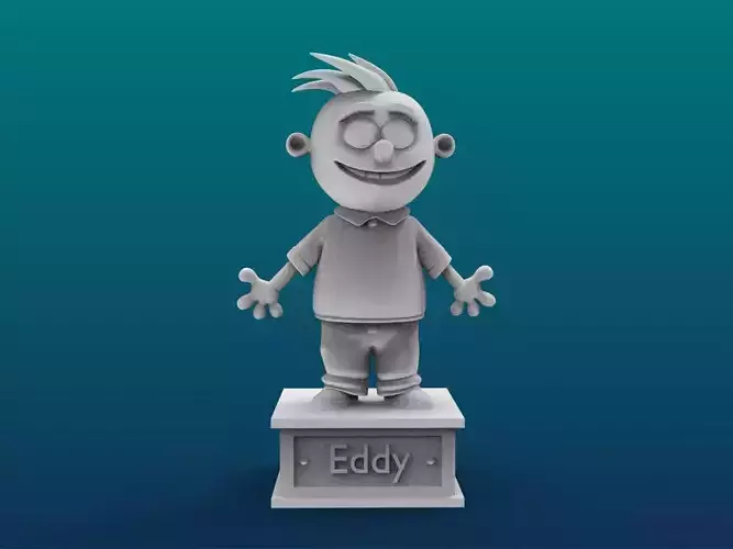 Eddy Cartoon Figure Print 3D Printer