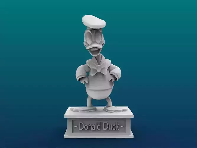 Donald Duck Cartoon Figure Print 3D Printer