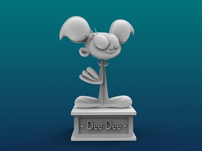 Dee Dee Cartoon Figure Print 3D Printer 3D print model