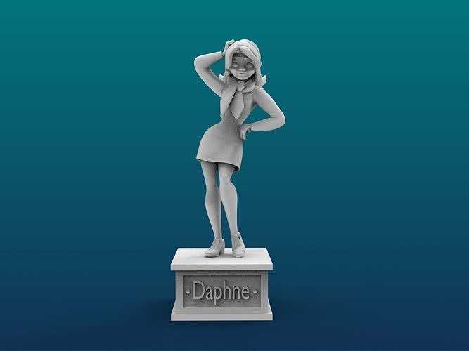 Daphne Cartoon Figure Print 3D Printer 3D print model