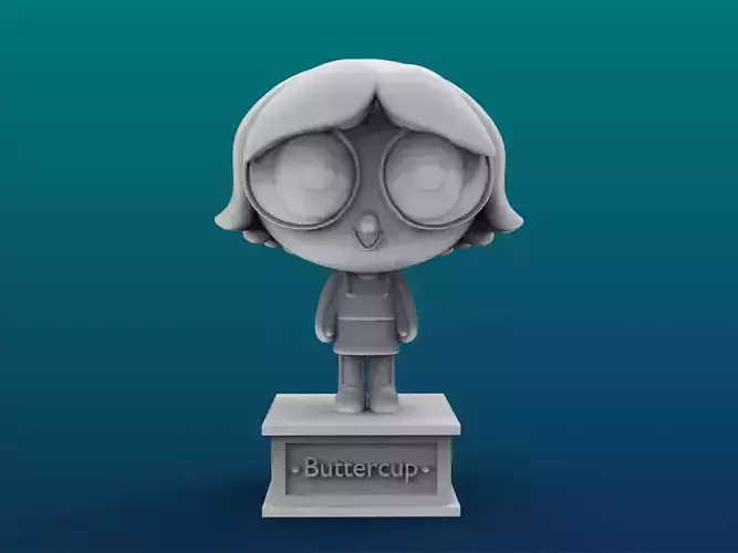 Buttercup Cartoon Figure Print 3D Printer