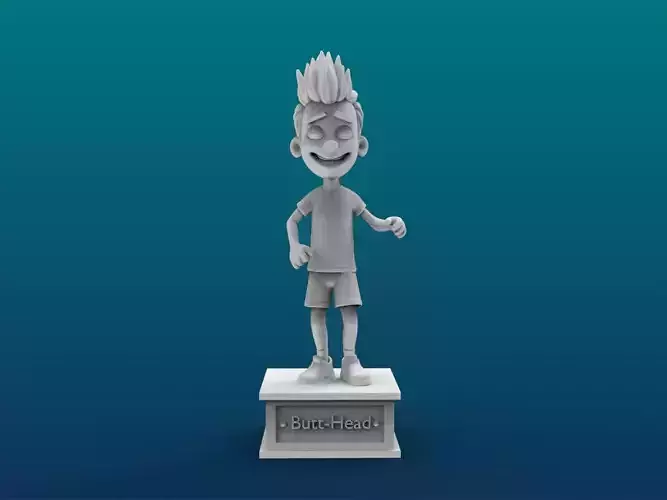 Butt-Head Cartoon Figure Print 3D Printer