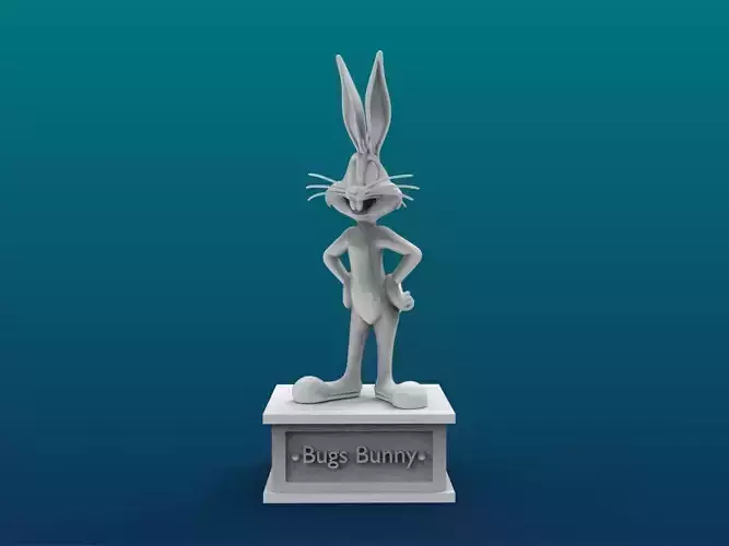 Bugs Bunny Cartoon Figure Print 3D Printer 3D print model