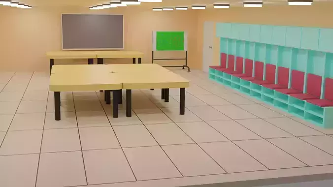 Football Soccer Locker Room