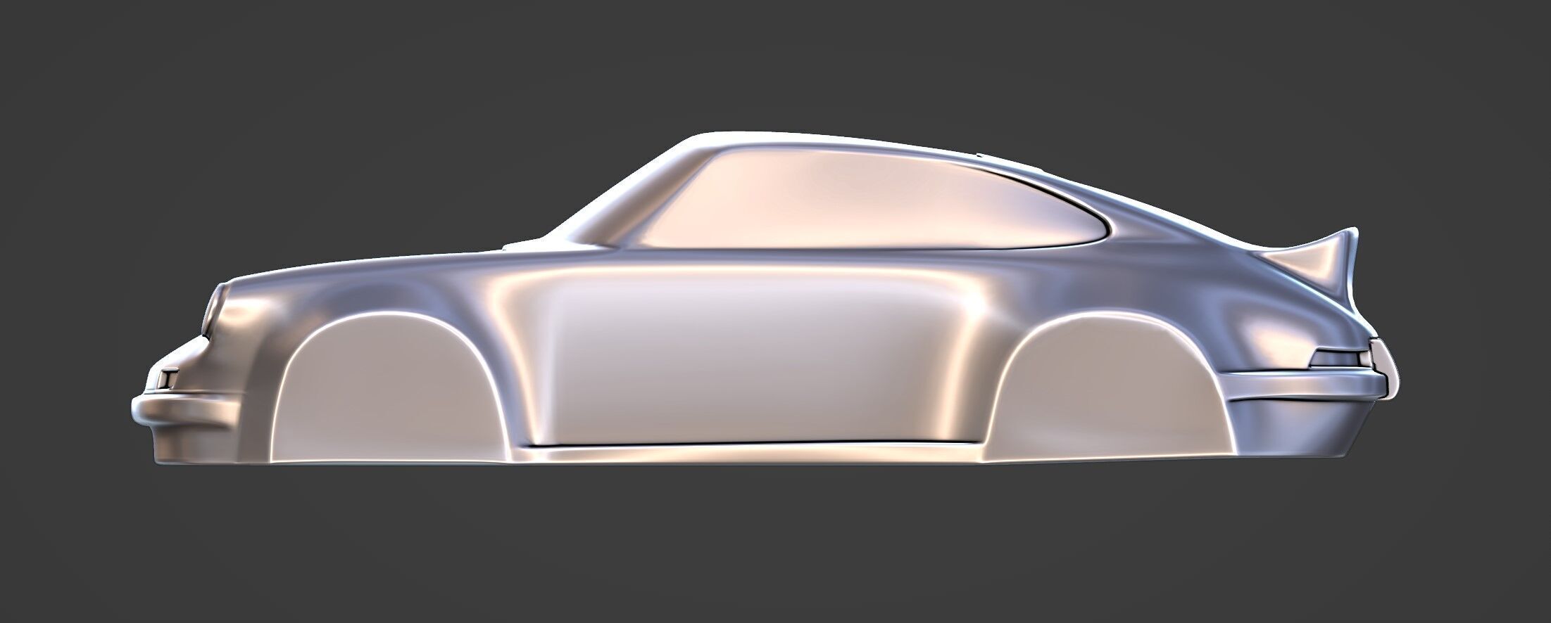 Porsche Singer 911 Speedform Stylized 3D print model_1