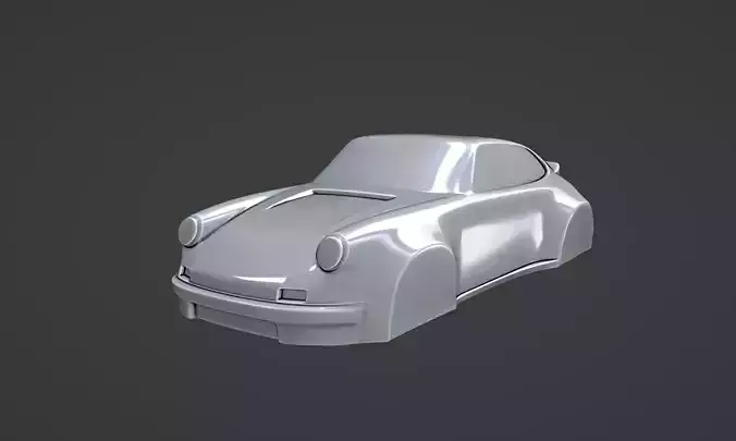 Porsche Singer 911 Speedform Stylized