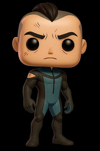 Invincible Mohawk Mark funko pop 3D print model