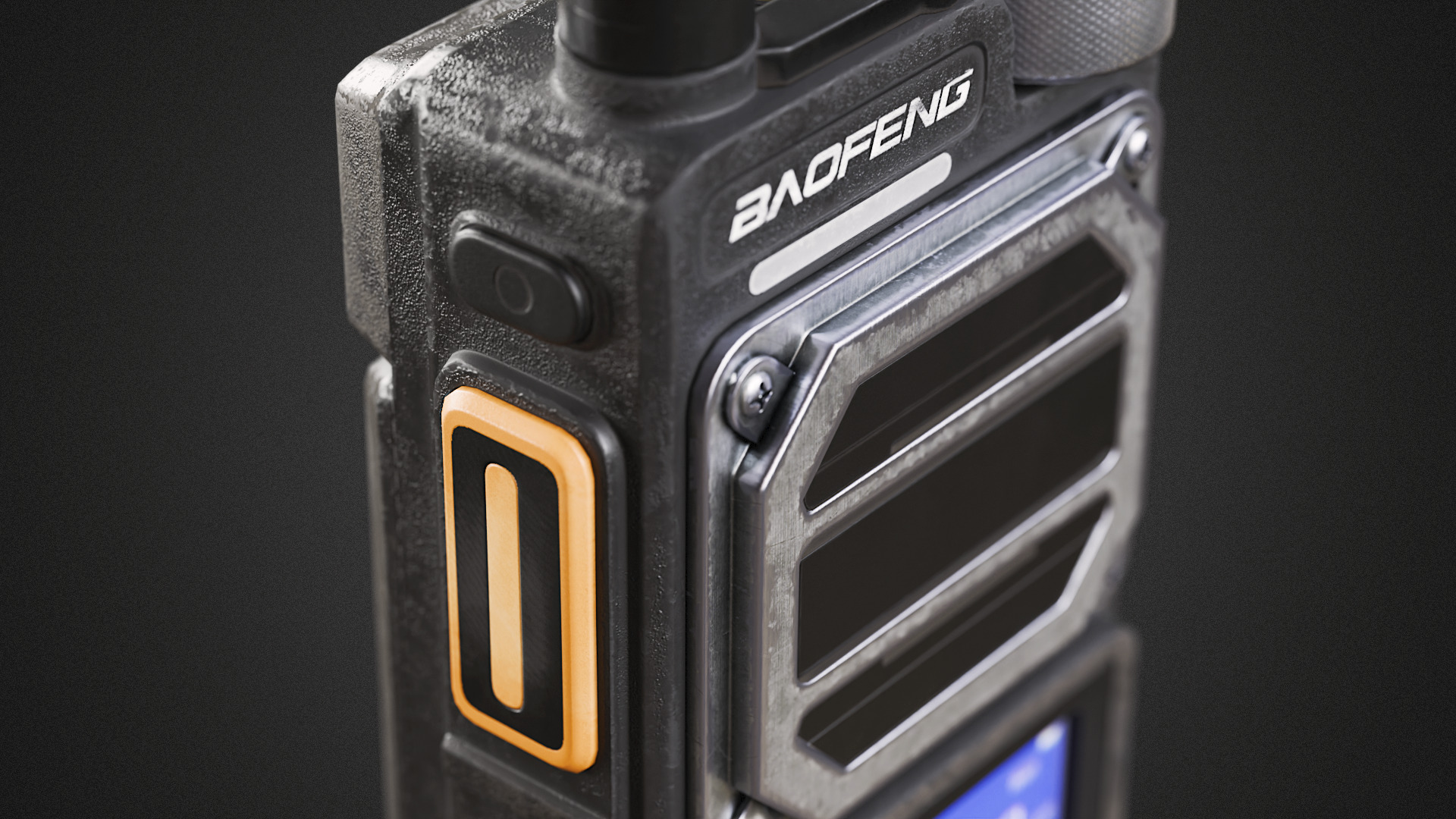 Baofeng UV-25 Max Radio Low-poly 3D model_2