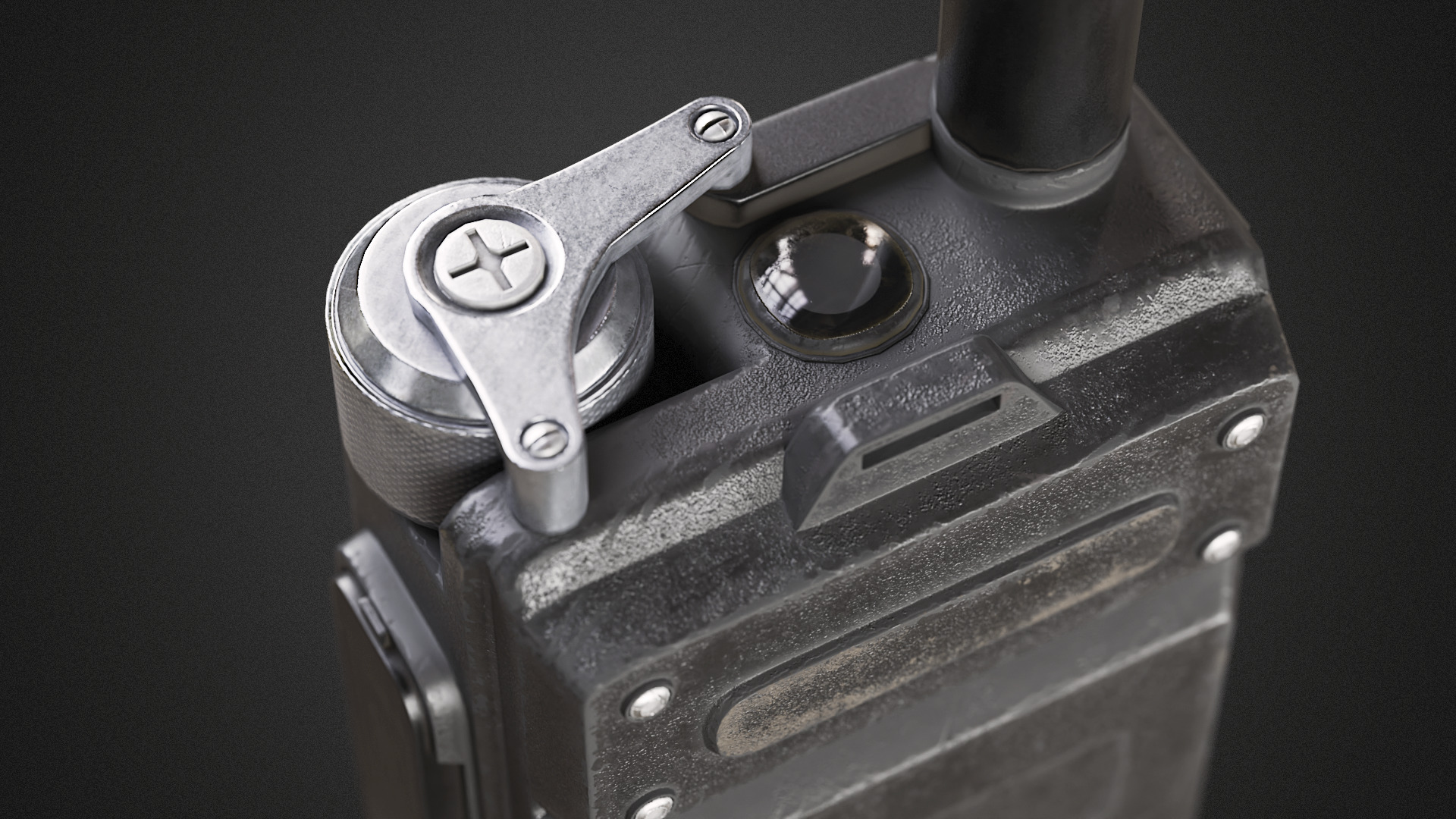 Baofeng UV-25 Max Radio Low-poly 3D model_7