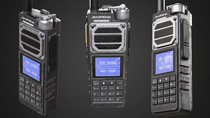 Baofeng UV-25 Max Radio Low-poly 3D model