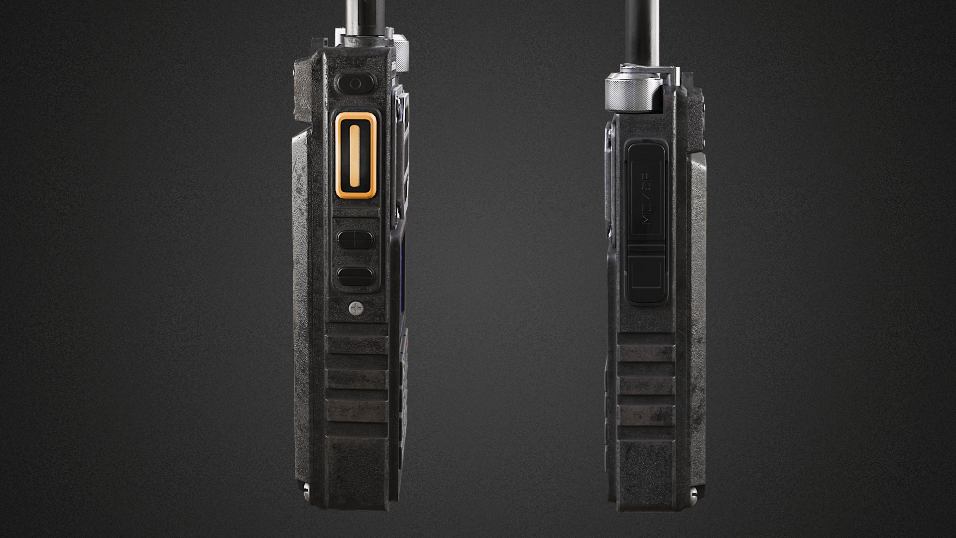 Baofeng UV-25 Max Radio Low-poly 3D model_1