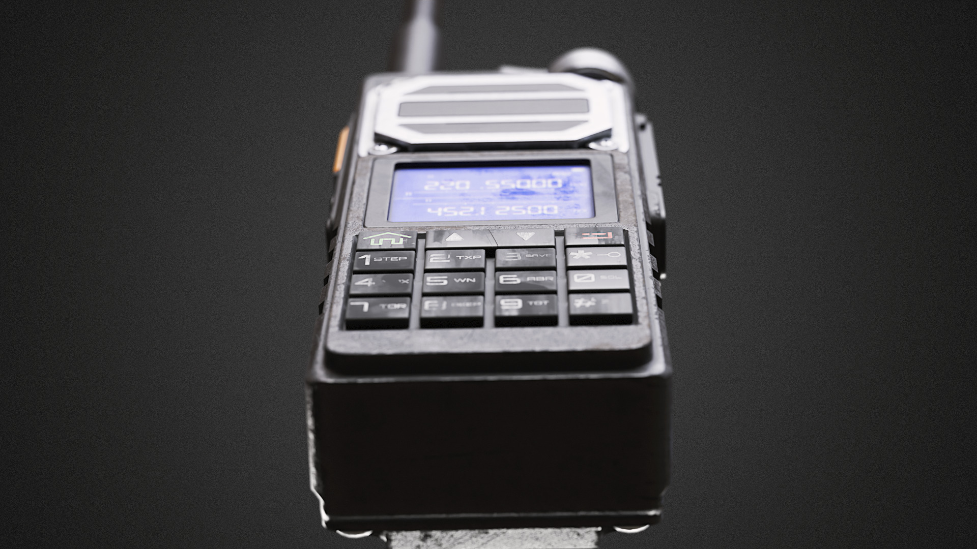 Baofeng UV-25 Max Radio Low-poly 3D model_6