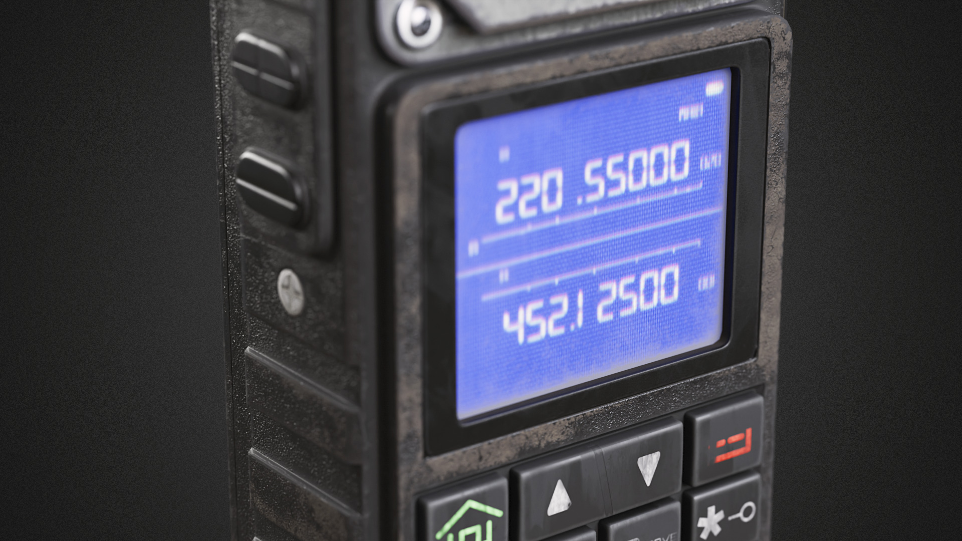 Baofeng UV-25 Max Radio Low-poly 3D model_8