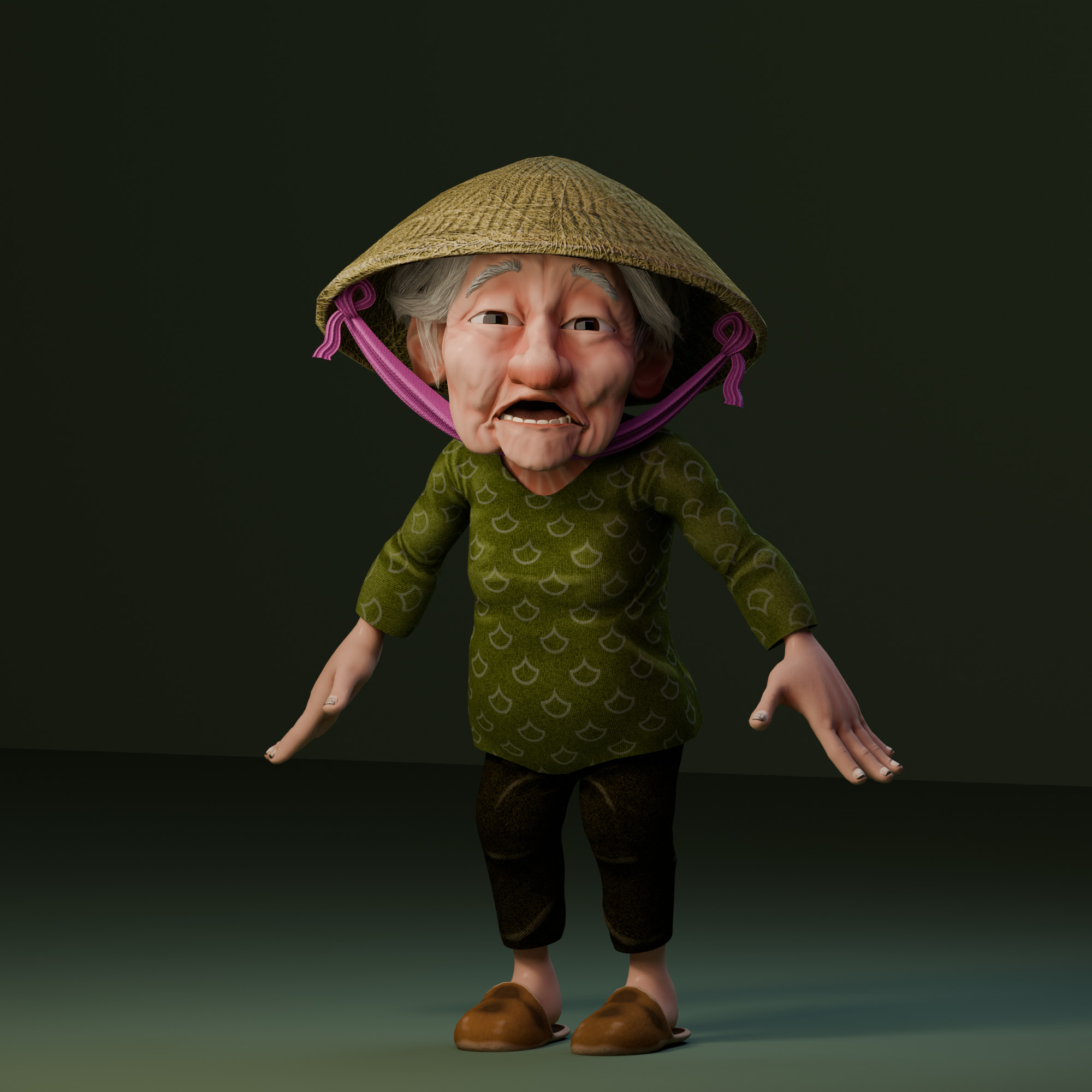 The Fa Family Stylized RPG Characters and Village World Pack Low-poly 3D model_36