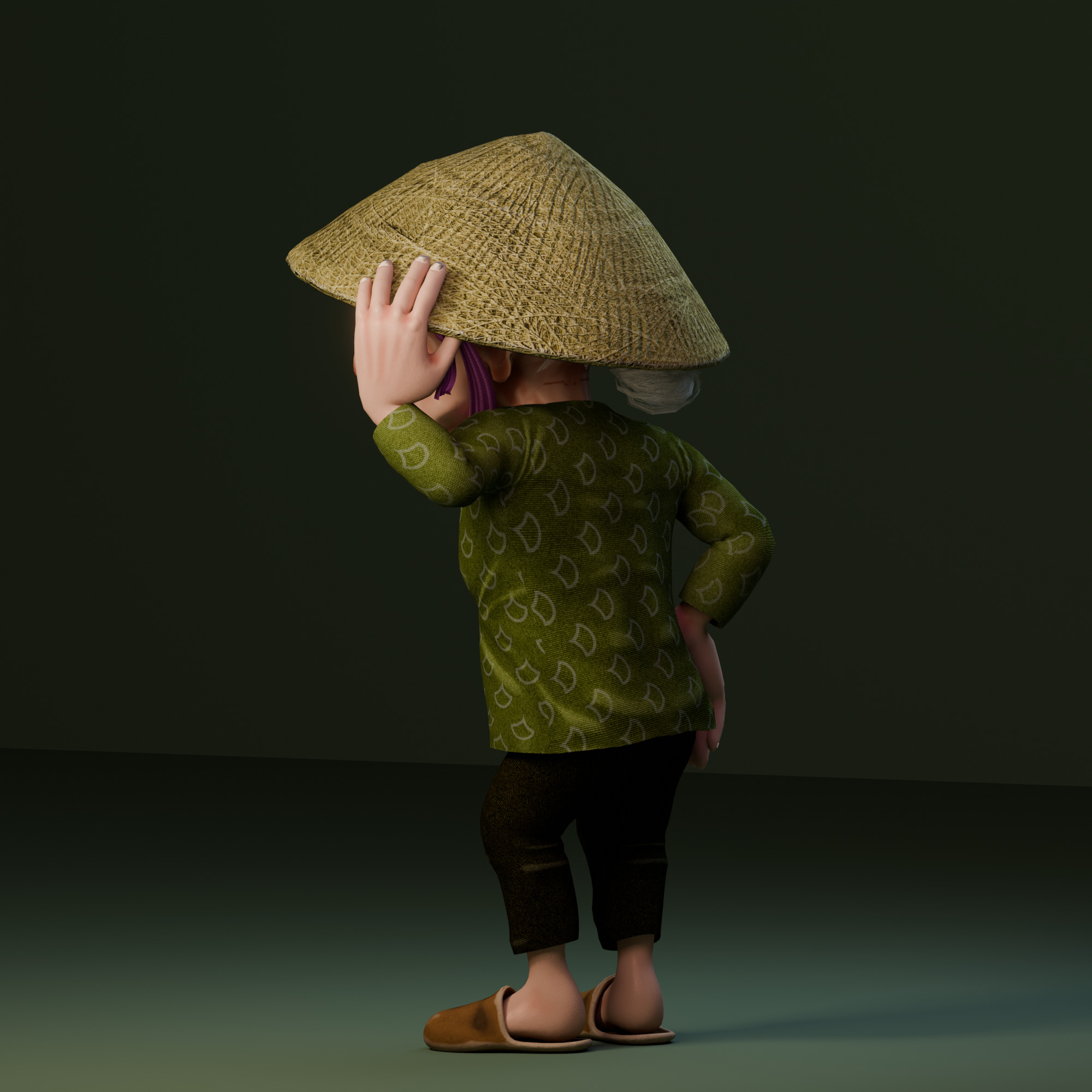 The Fa Family Stylized RPG Characters and Village World Pack Low-poly 3D model_38