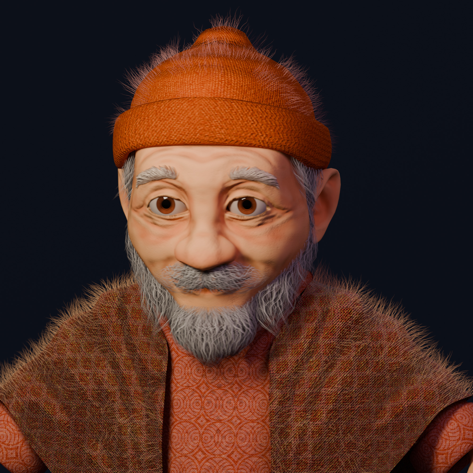 The Fa Family Stylized RPG Characters and Village World Pack Low-poly 3D model_26