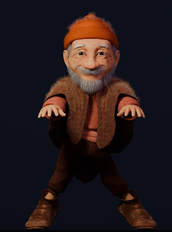 The Fa Family Stylized RPG Characters and Village World Pack Low-poly 3D model_19