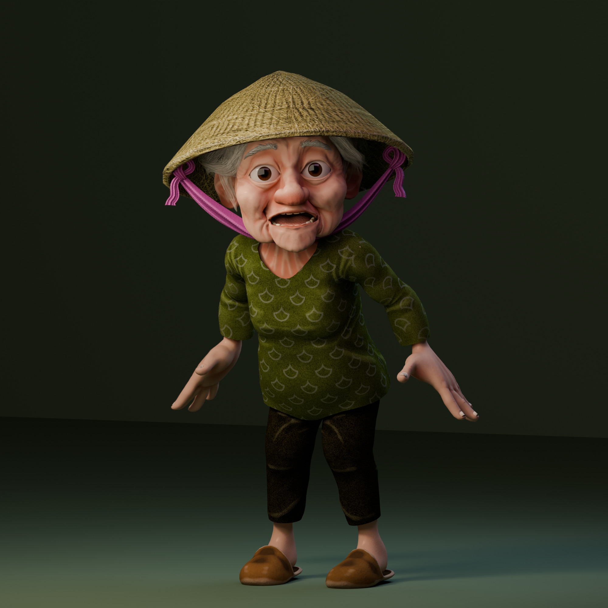 The Fa Family Stylized RPG Characters and Village World Pack Low-poly 3D model_37