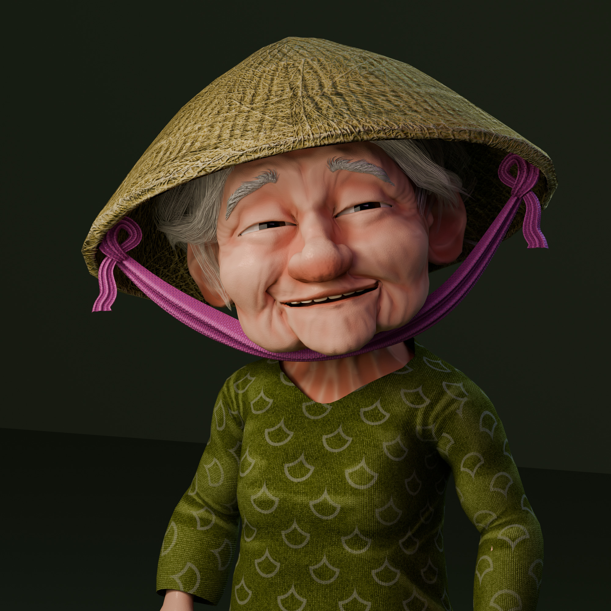 The Fa Family Stylized RPG Characters and Village World Pack Low-poly 3D model_40