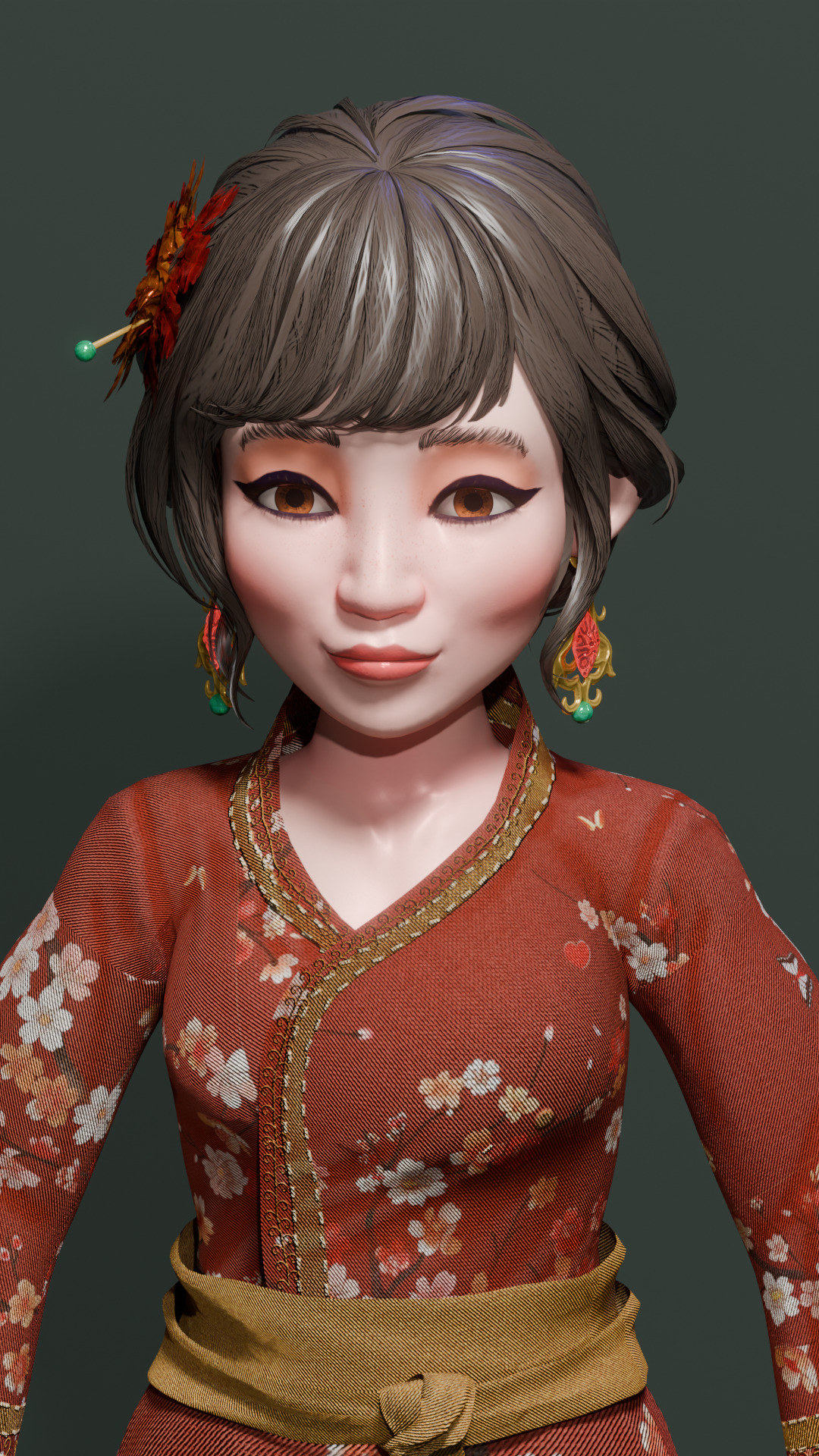 The Fa Family Stylized RPG Characters and Village World Pack Low-poly 3D model_12