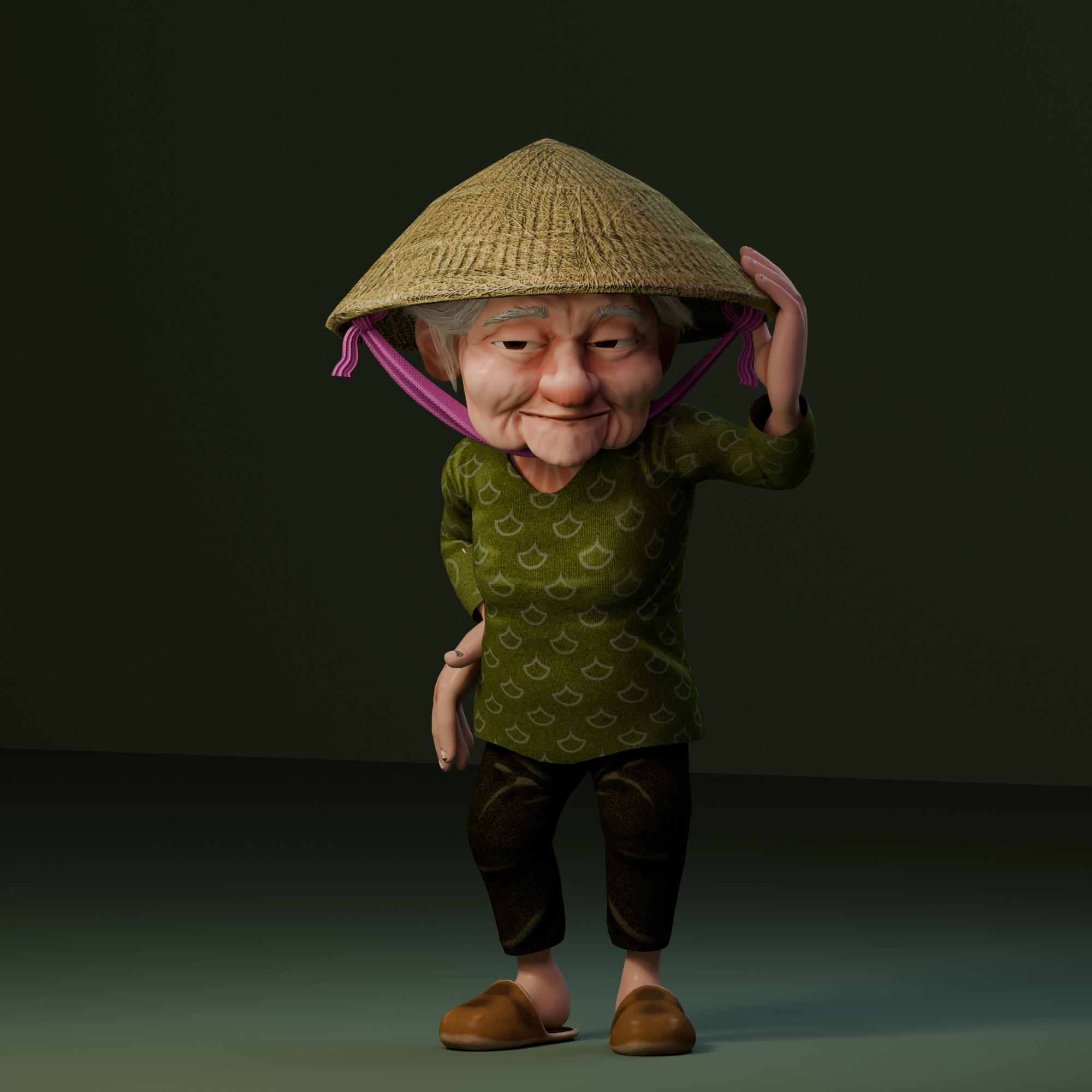 The Fa Family Stylized RPG Characters and Village World Pack Low-poly 3D model_35