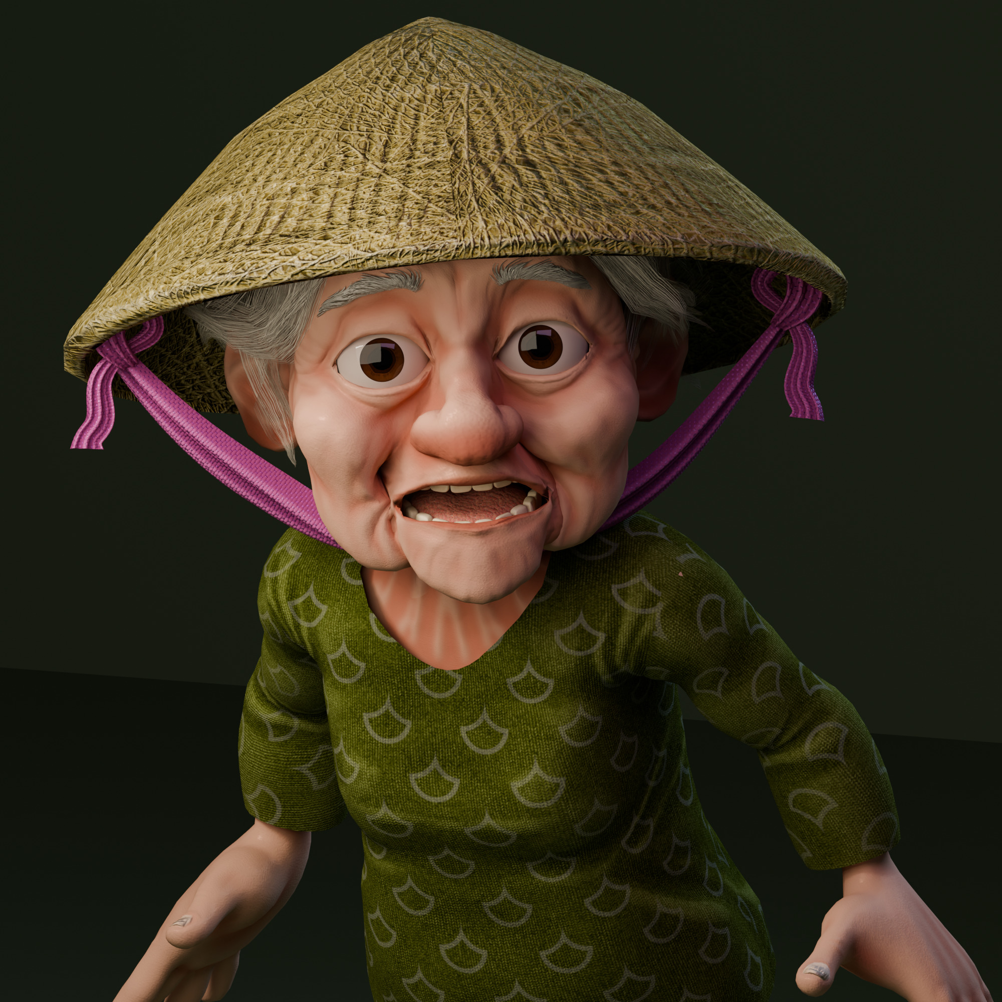 The Fa Family Stylized RPG Characters and Village World Pack Low-poly 3D model_39