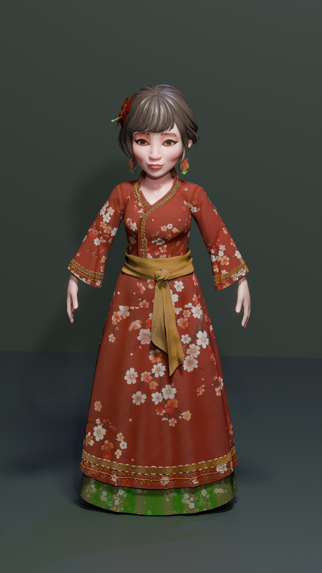 The Fa Family Stylized RPG Characters and Village World Pack Low-poly 3D model_10