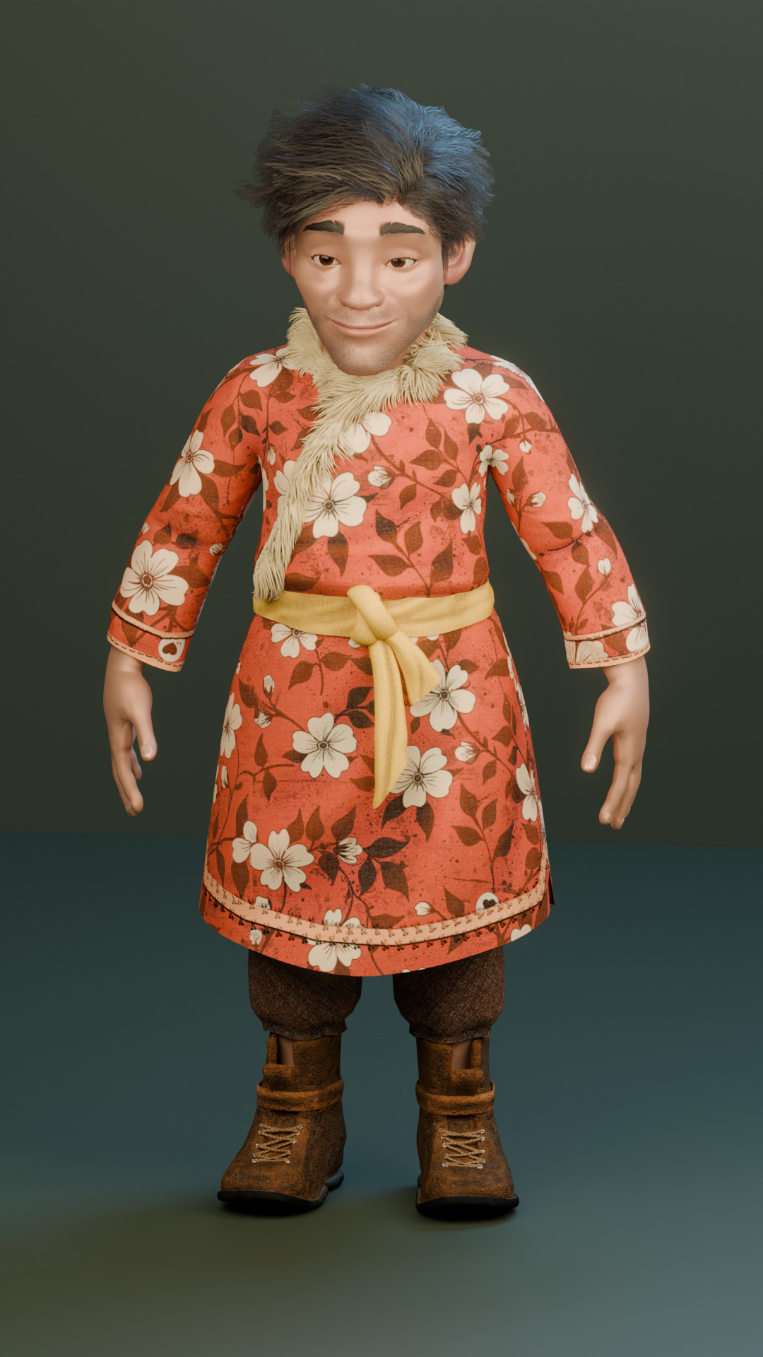 The Fa Family Stylized RPG Characters and Village World Pack Low-poly 3D model_3