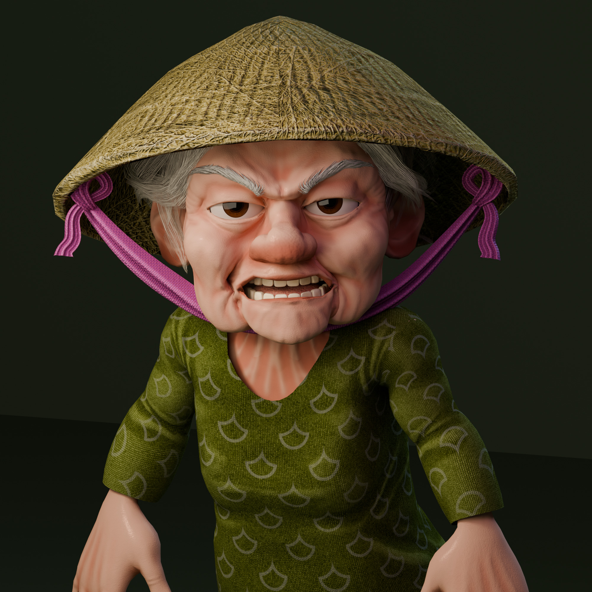 The Fa Family Stylized RPG Characters and Village World Pack Low-poly 3D model_42