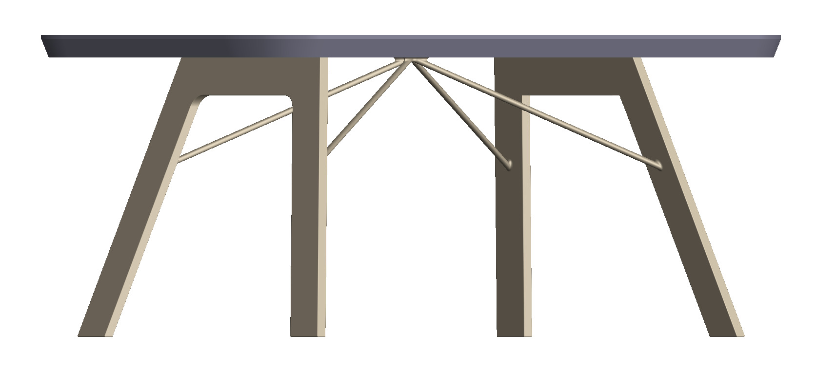 modern conference table 2 - armg  3D print model_1