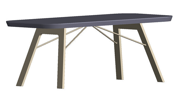 modern conference table 2 - armg 3D 3D print model