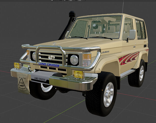 Toyota Land Cruiser 70 3D model