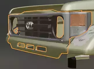 grilleToyota Land Cruiser 70 Front