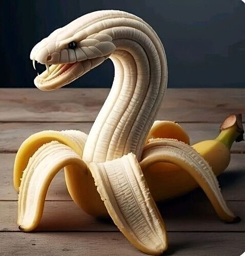 Snake Banana  3D print model