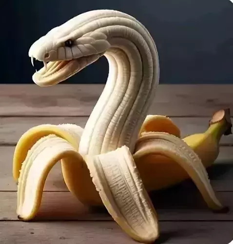 Snake Banana  3D print model