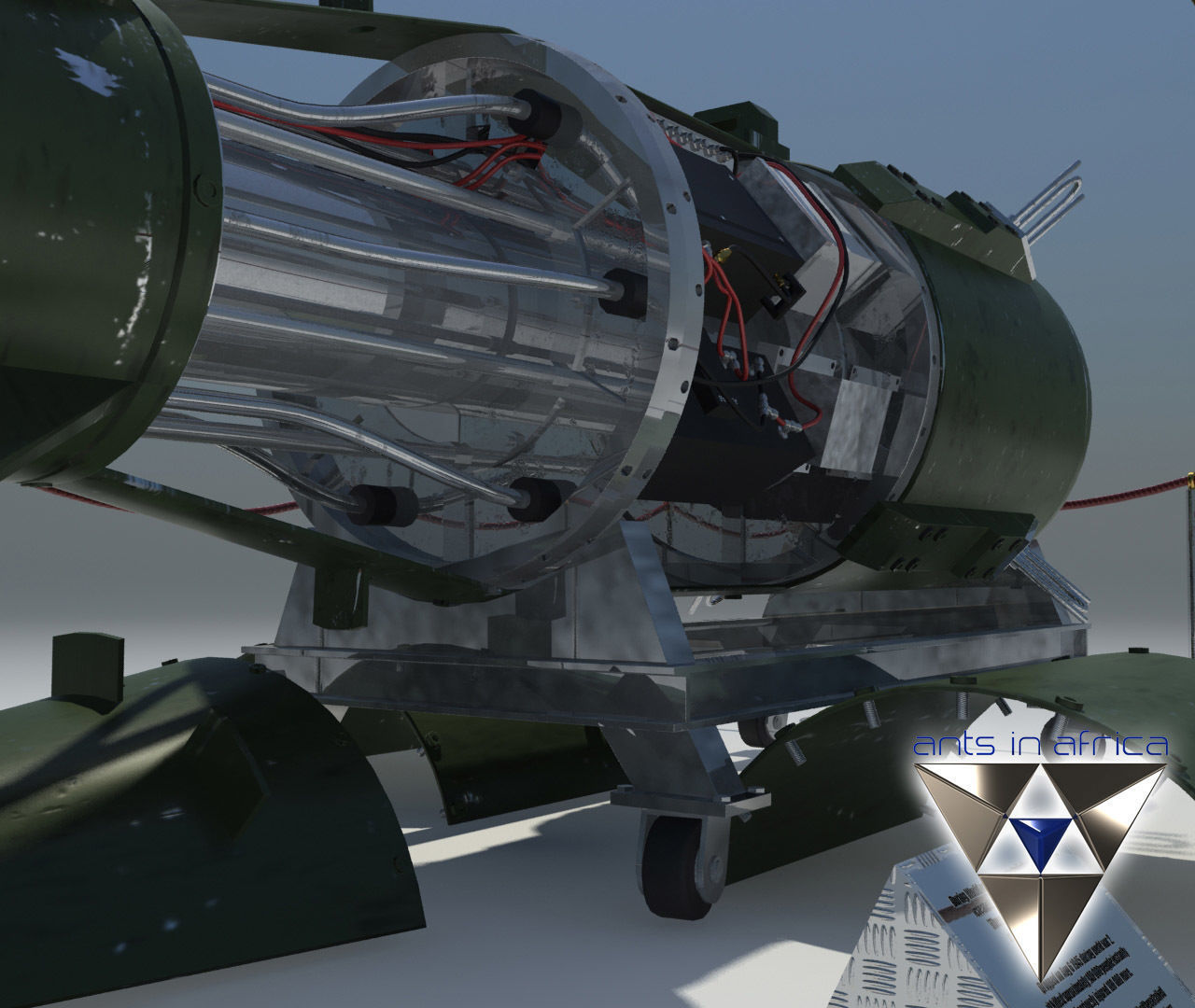 Atomic bomb Little Boy 3D model_5