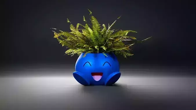 Macetero pokemon Oddish- pokemon odish flowerpot
