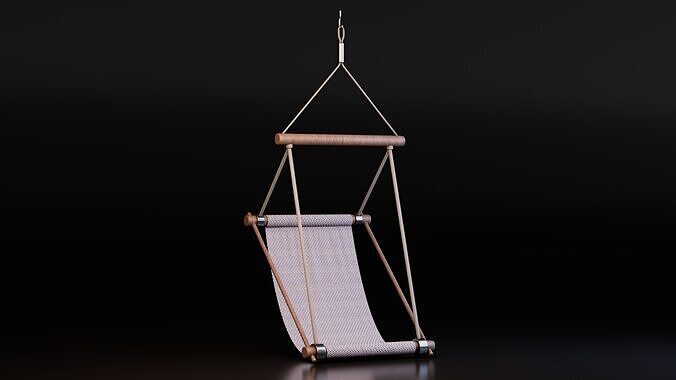 Hammock Low-poly 3D model
