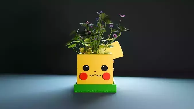 Maceta pokemon Pikachu- pokemon Pikachu flowerpot 