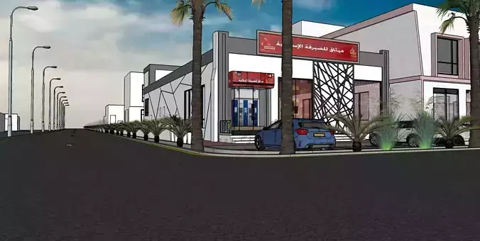 Commercial Street Design Project A87 DWG SketchUp
