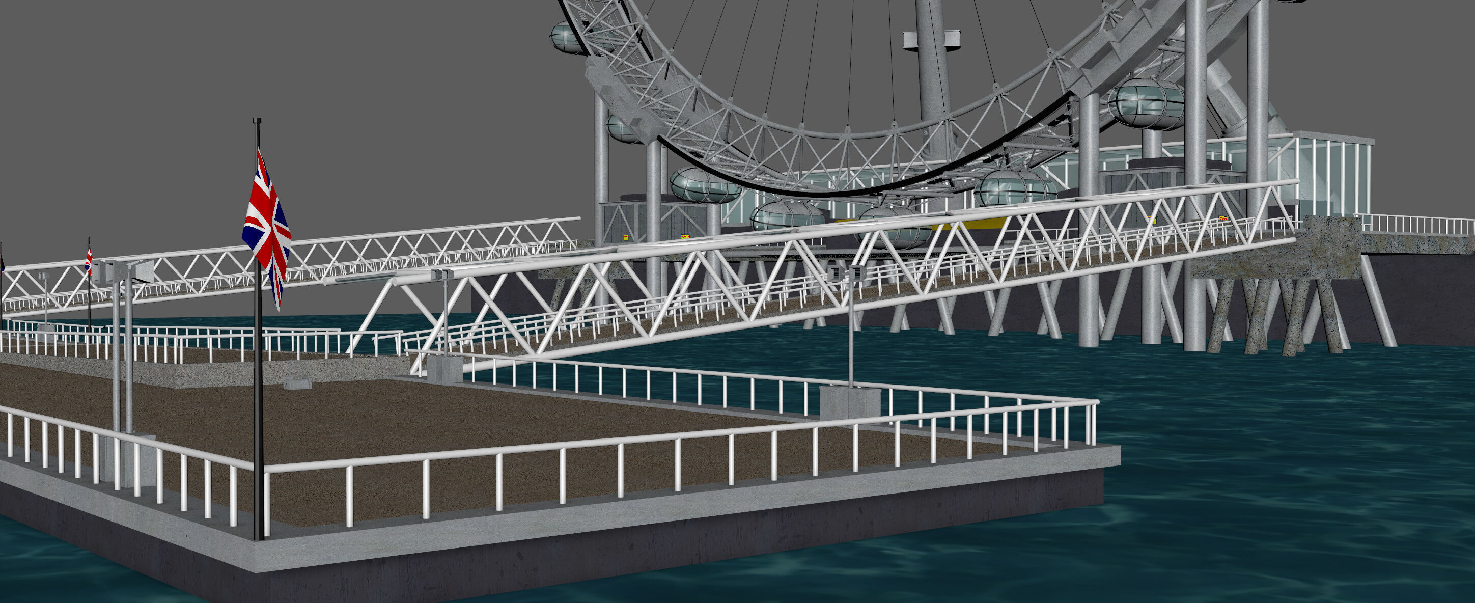 London Eye 3D model_23
