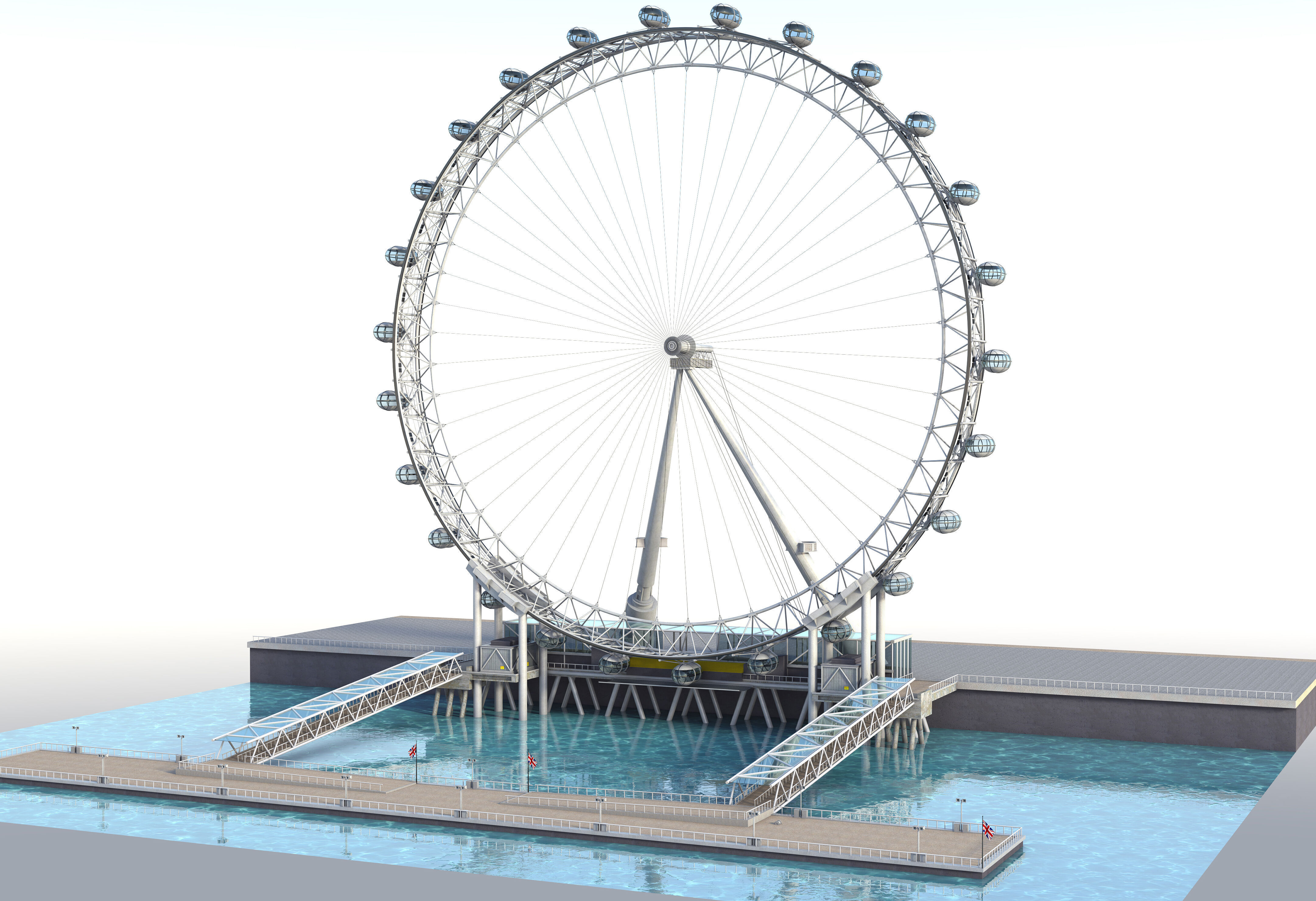 London Eye 3D model_1