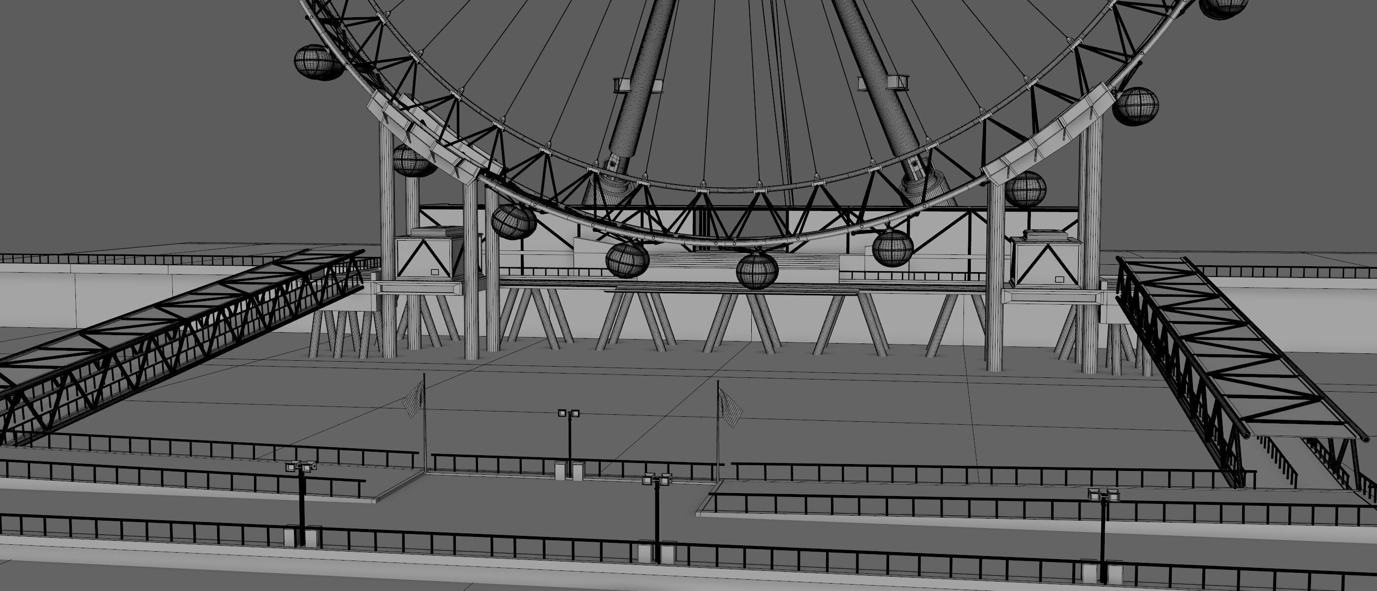 London Eye 3D model_14