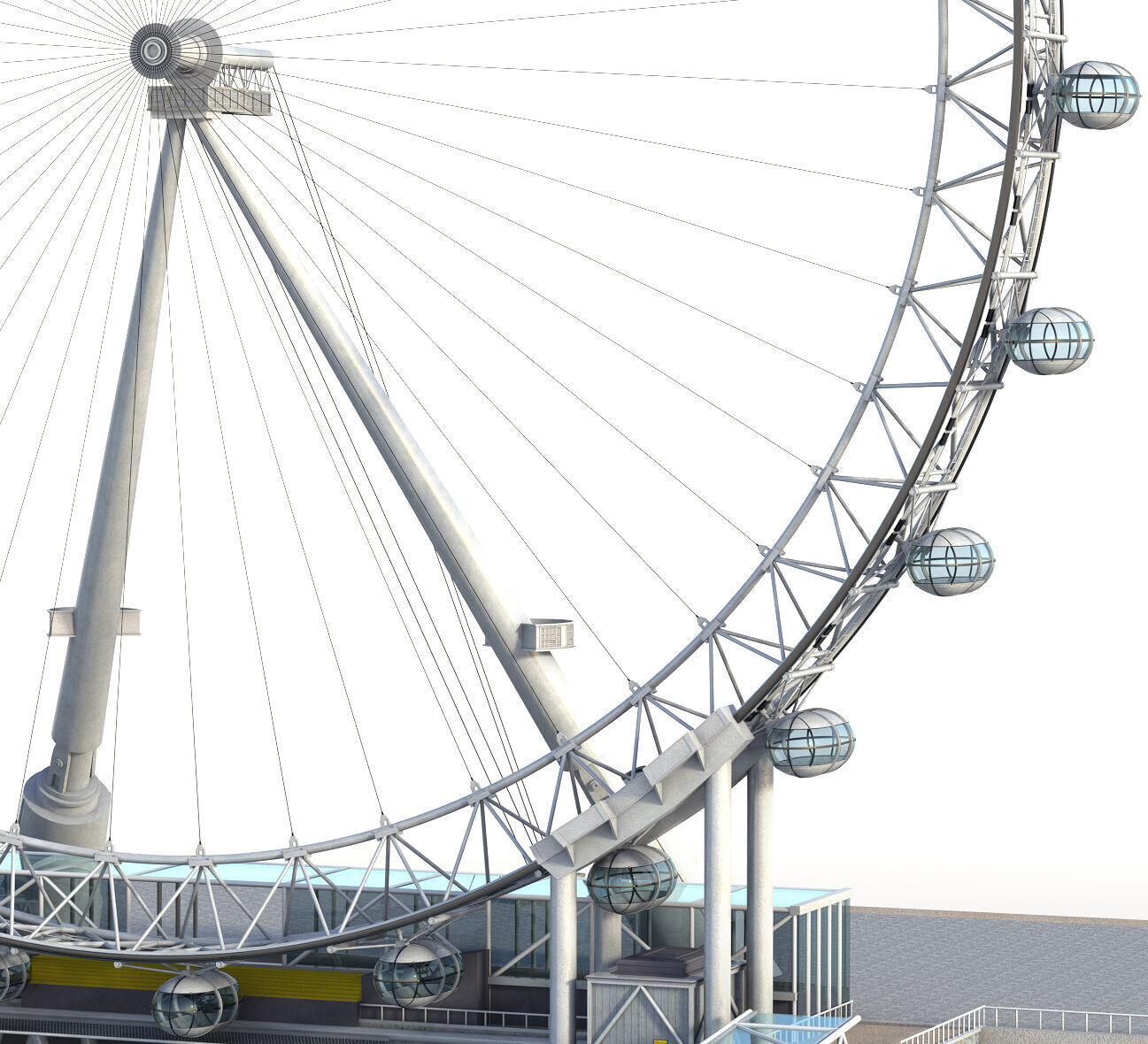London Eye 3D model_5