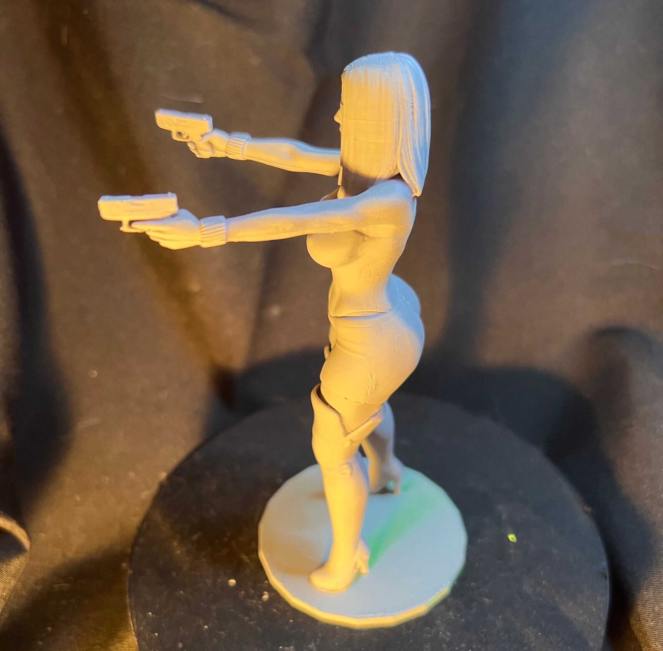 Sexy Secret Agent Babe 3D print model_5