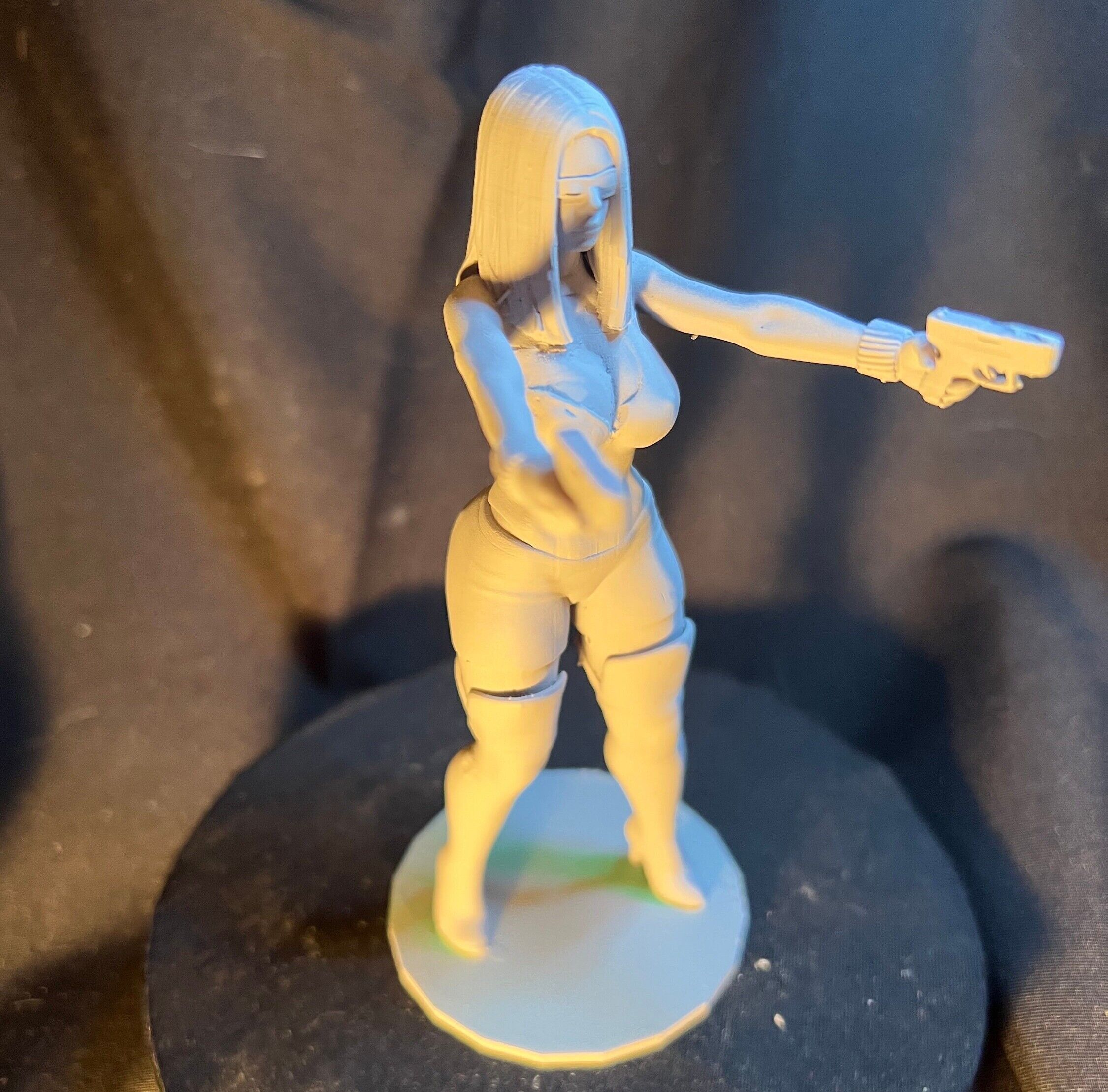 Sexy Secret Agent Babe 3D print model_6