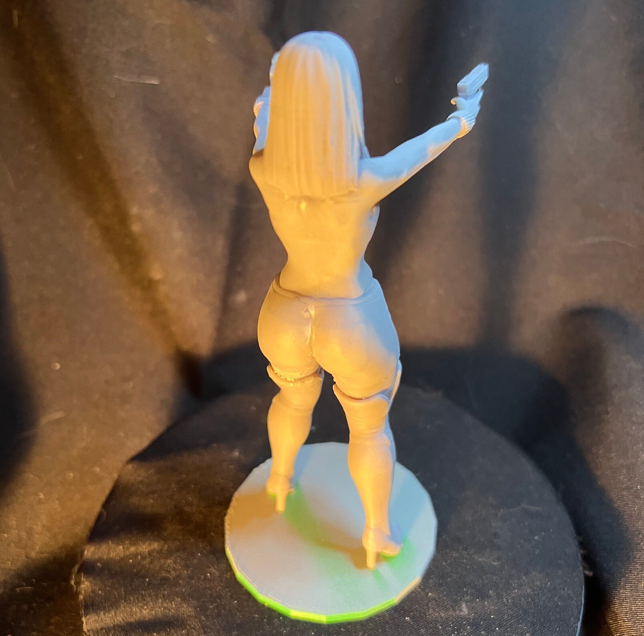 Sexy Secret Agent Babe 3D print model_9