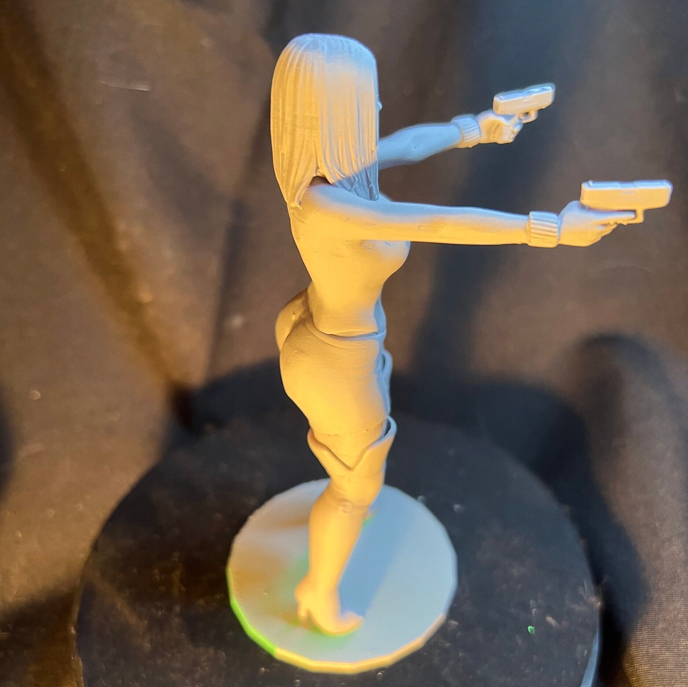 Sexy Secret Agent Babe 3D print model_7